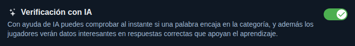 Ajuste: comprobación de respuestas con IA